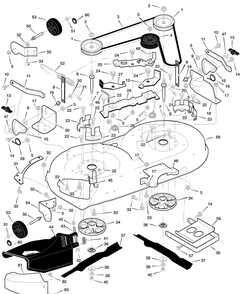 Part Location Diagram of 94191E700 Briggs and Stratton Bracket - deck r.h.